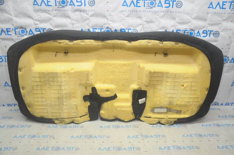 Задний ряд сидений 2 ряд Nissan Leaf 18-22 ткань черная, надорвано, сломан рычаг откидывания