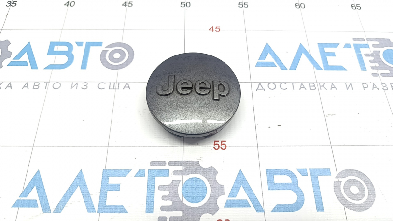 Центральный колпачок на диск Jeep Renegade 15-21 темно-серый, 63/55мм