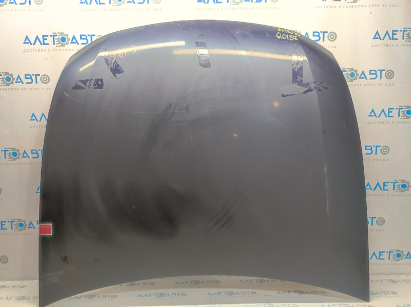 Капот голый Lexus GS300 GS350 GS430 GS450h 06-11 синий 8U0, алюминий, выгорел лак