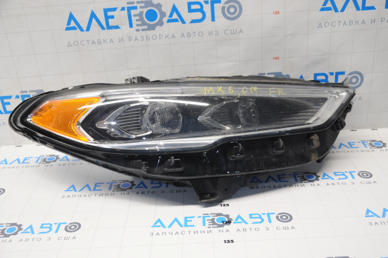 Фара передняя правая в сборе Ford Fusion mk5 17-20 LED, с DRL