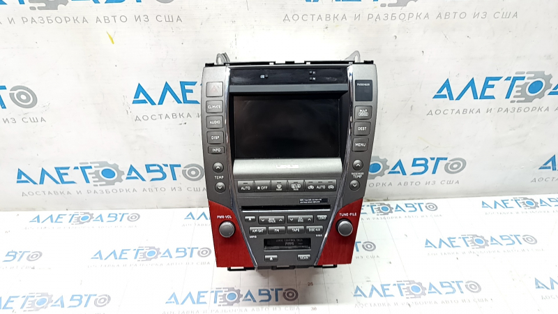 Монитор, дисплей, навигация Lexus ES350 07-09 с управлением климатом, потертость на хроме