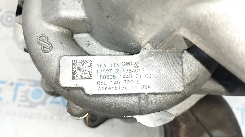 Турбина Audi Q5 80A 18-20 2.0Т 36к, с трубками