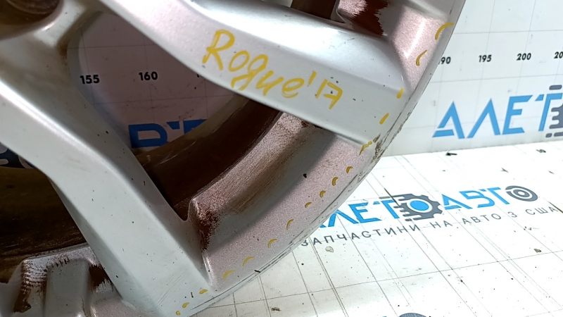 Диск колесный R17x7J ET35 5*114,3 Nissan Rogue 17-20 легкая бордюрка