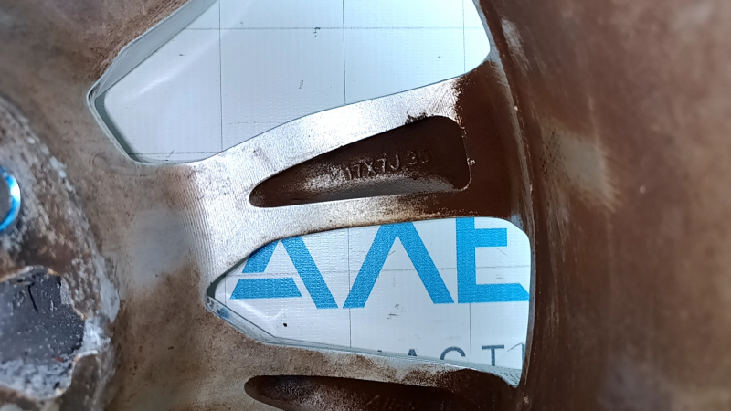 Диск колесный R17x7J ET35 5*114,3 Nissan Rogue 17-20 легкая бордюрка