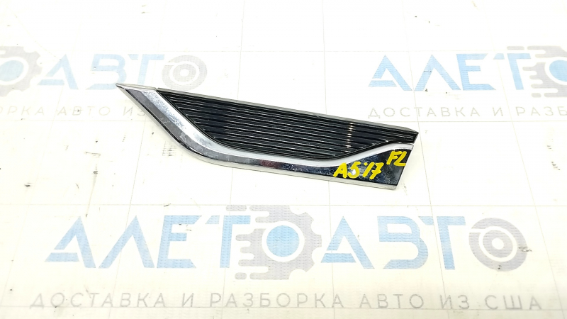 Молдинг крыла передний левый Audi A5 F5 17-24 хром, сломано крепление