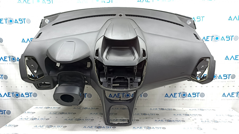 Торпедо передняя панель с AIRBAG Ford C-max MK2 17-18 черная