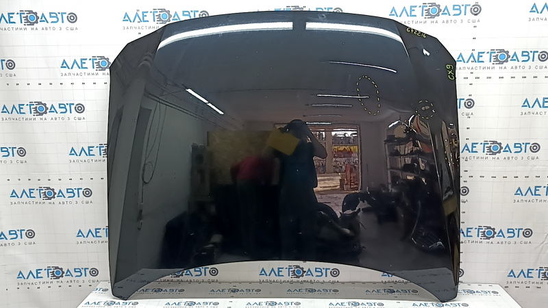 Капот голый Mazda CX-9 16-23 алюминий, черный 41W, вмятины