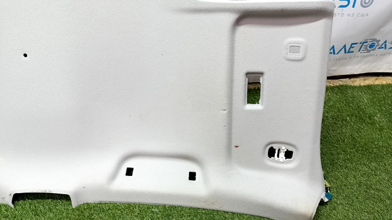 Обшивка потолка Toyota Prius 30 10-15 серая, без люка, под химчистку, вмятины, царапины
