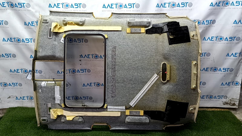 Обшивка потолка Audi A4 B8 13-16 рест седан, под люк, беж, под химчистку