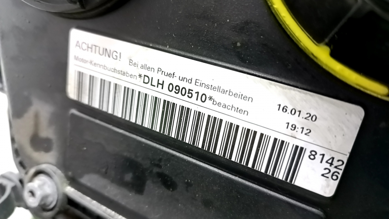 Двигатель Audi A6 C8 19-20 2.0T DLHB 58к, запустился, 12-12-12-12