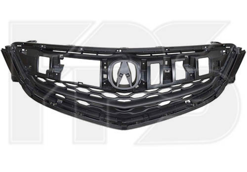 Решетка радиатора grill Acura TLX 15-17 дорест без молдинга