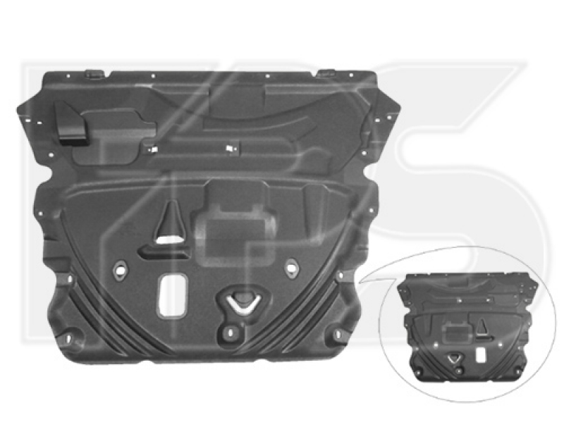 Защита двигателя Ford Escape MK4 20-26 FWD