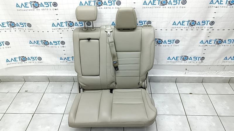 Задний ряд сидений 2 ряд левое Ford C-max MK2 13-18 кожа бежевая, под химчистку, царапины