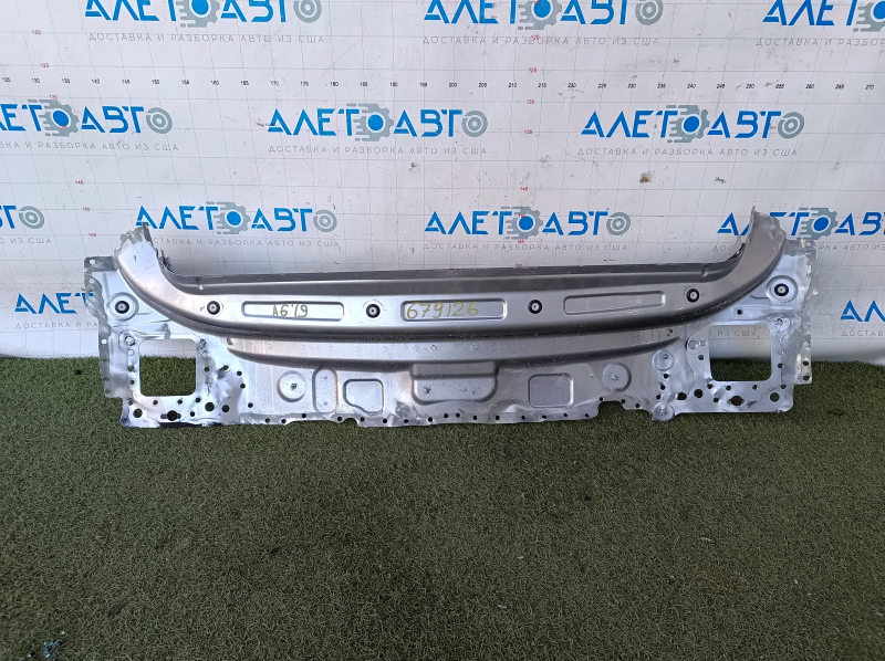 Задняя панель Audi A6 C8 19-24 в сборе 2 части, высверлено, серебро
