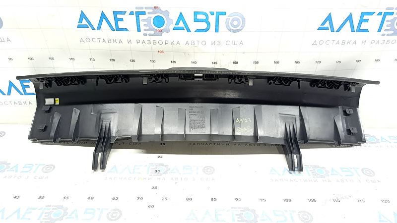 Накладка проема багажника Audi A4 B8 08-16 седан, черная, царапины