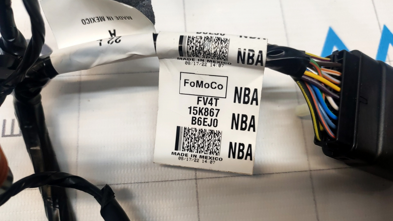 Проводка переднего бампера Ford Escape MK3 13-16 под птф и 6 парктроников