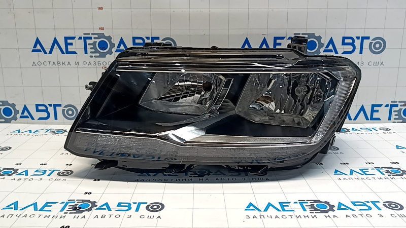 Фара передняя левая VW Tiguan 18-21 галоген, ДХО галоген, корректор