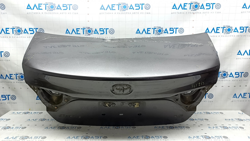 Крышка багажника Toyota Camry v55 15-17 usa, графит 1H1, примятость