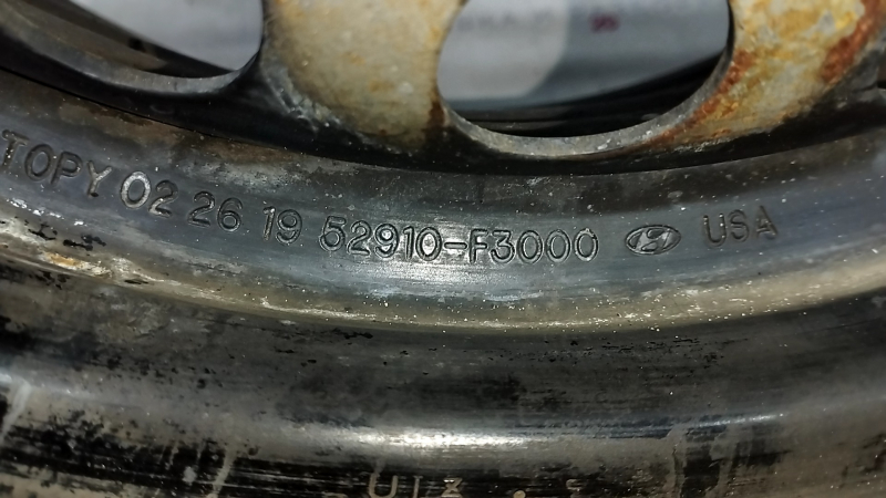 Диск железный R15x6J Hyundai Elantra AD 17-20 ржавый
