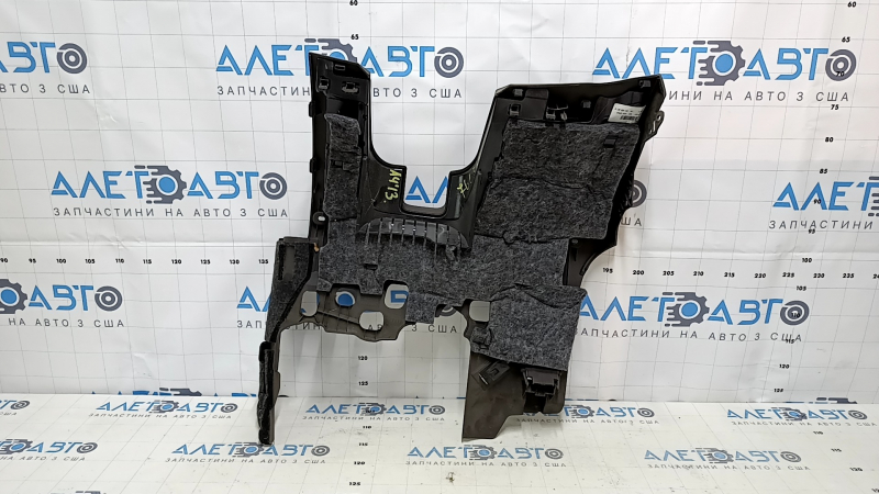 Накладка колени водителя Audi A4 B8 13-16 рест, коричневая, царапины, оплавлено