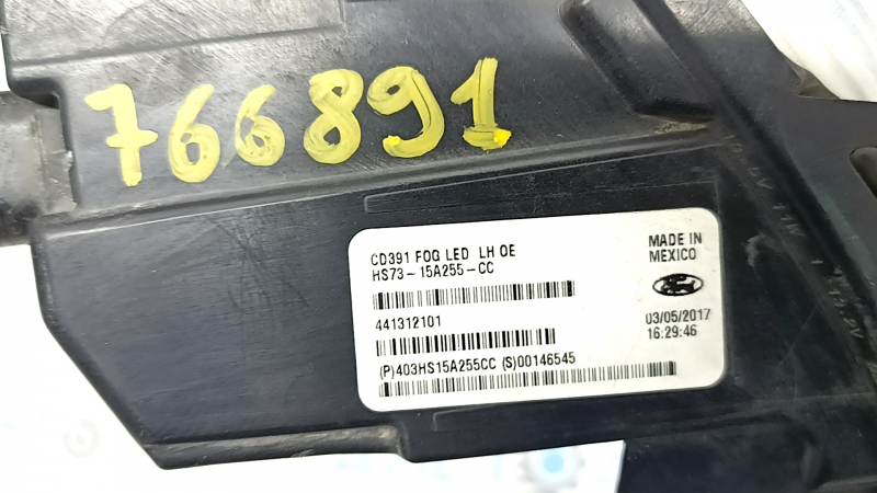 Противотуманная фара птф левая Ford Fusion mk5 17-20 LED, песок