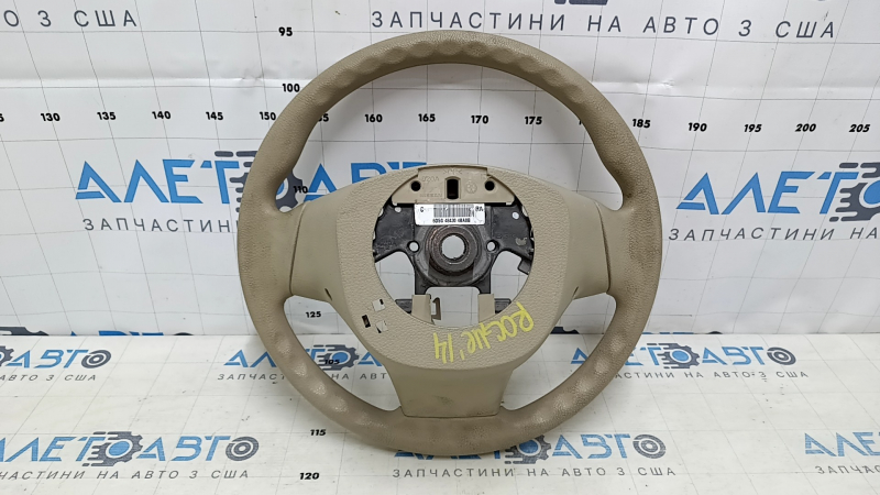 Руль голый Nissan Rogue 14-16 резина бежевая, потертость , под чистку