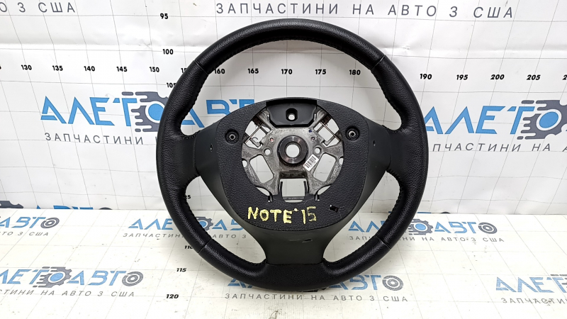 Volan gol Nissan Versa Note 13-19 piele neagra, zgarieturi