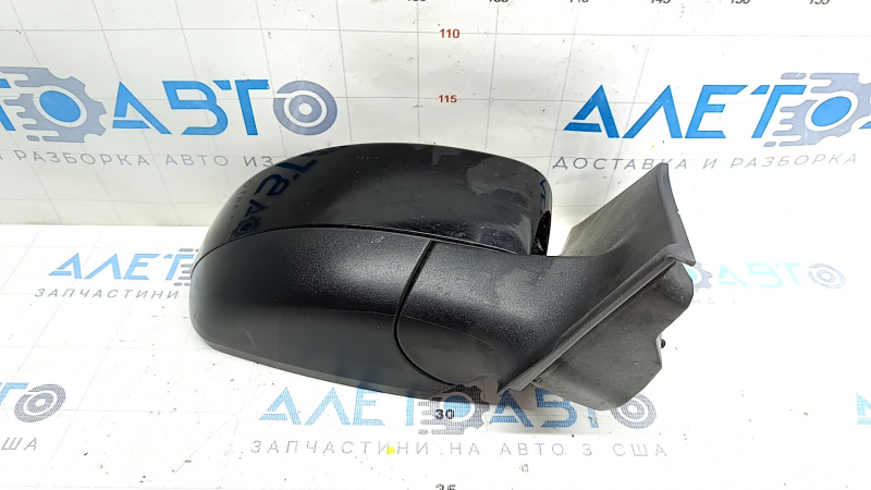 Зеркало боковое правое в сборе Ford Escape MK3 17-19 рест 5 пинов, BSM, черное