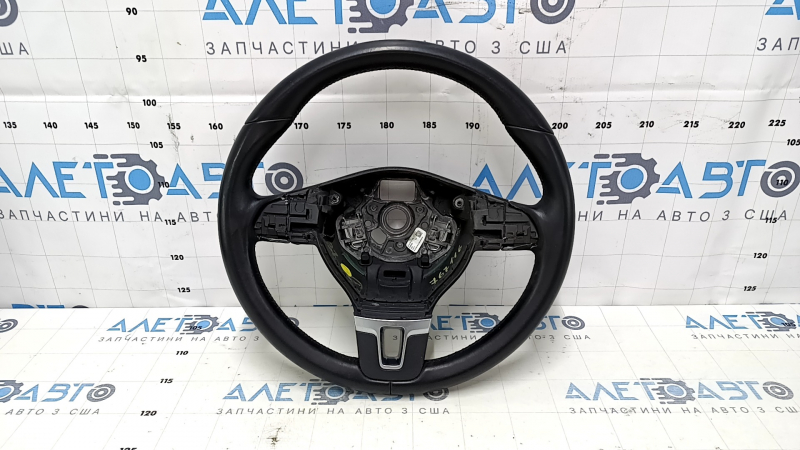 Volan gol VW Passat b7 12-15 USA piele neagra, fara nasturi, zgarieturi