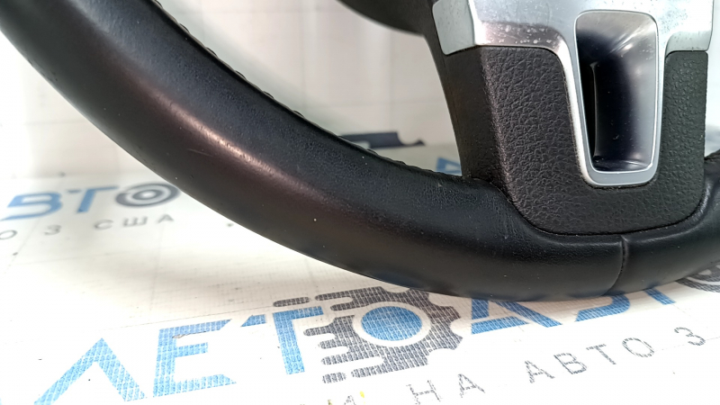 Volan gol VW Passat b7 12-15 USA piele neagra, fara nasturi, zgarieturi