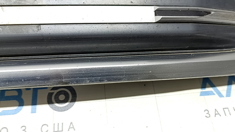 Решетка радиатора grill в сборе Audi Q5 80A 18-20 хром под парктроники, S-Line, песок