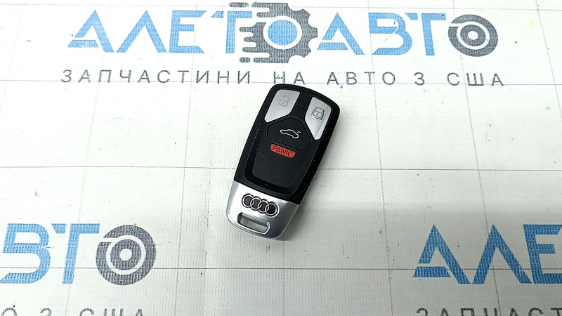 Ключ Audi Q5 80A 18-24 keyless, S-Line, тип 2, 4 кнопки, тычки, царапины