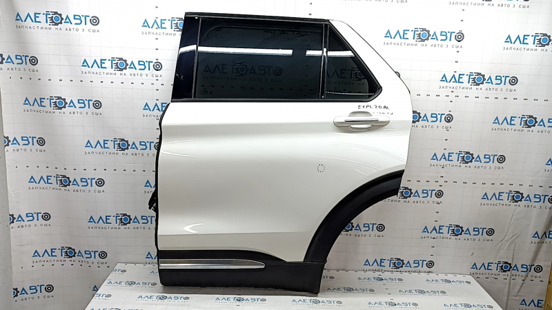 Ansamblu ușă spate stânga Ford Explorer 20-23 alb AZ, fără cheie, bare de protecție