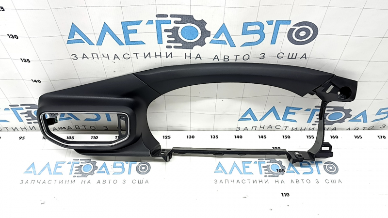 Накладка дефлектора воздуховода передней панели левая Ford Explorer 20-24 черная с хром