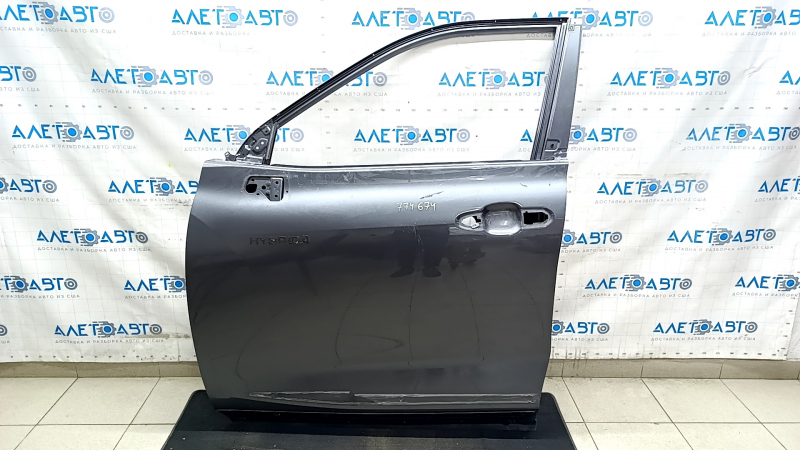 Дверь голая передняя левая Toyota Highlander 20-26 графит 1G3