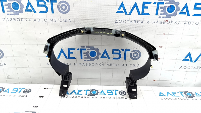 Накладка щитка приборов Ford Edge 19-24 черная, хром
