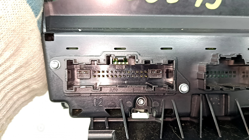 Панель управление радио и климатом Ford Edge 19-23 sync 3, auto, с подогревом и вентиляцией сидений