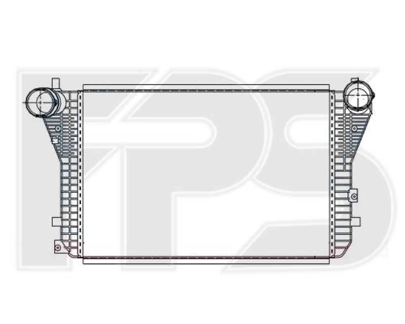 Интеркулер VW Tiguan 09-17