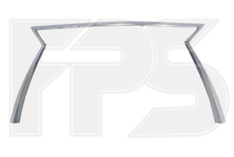 Молдинг решетки радиатора grill верхний Lexus RX350 RX450h 16-19