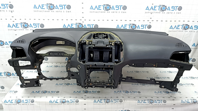 Торпедо передняя панель с AIRBAG Ford Edge 19-24 черная