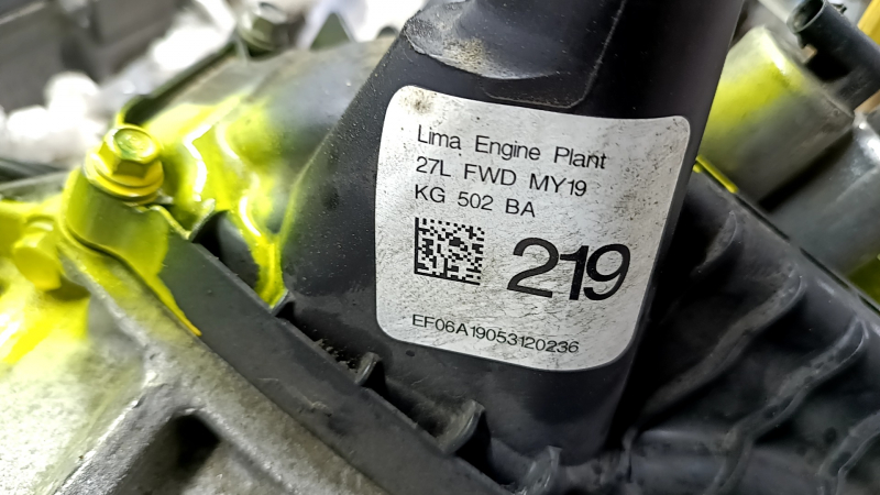 Двигатель Ford Edge 19-23 2.7T C27PD0X 107к запустился, компрессия 10-10-10-10-10-10, без навесного