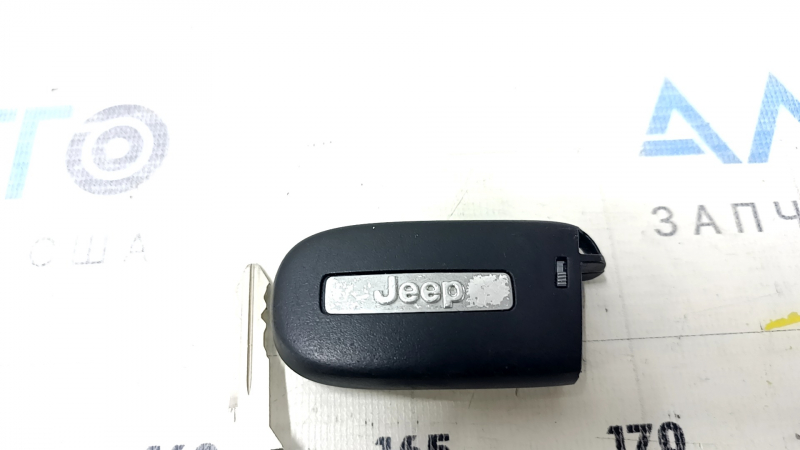 Ключ Jeep Cherokee KL 14-23 smart 5 кнопок, царапины, тычки, полез хром