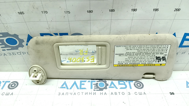 Козырек правый Lexus ES300h ES350 13-15 бежевый, без крючка, под чистку