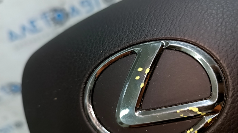 Подушка безопасности airbag в руль водительская Lexus RX350 RX450h 10-12 дорест черная, царапины