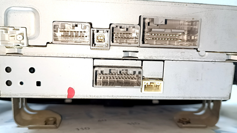CD-changer, Радио, Магнитофон в сборе Honda Accord 13-17 с дефлекторами, полез хром, царапина