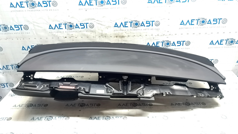 Торпедо передняя панель с AIRBAG Tesla Model 3 18- кожа черн, с накладкой под динамики, ржавый пирапатрон