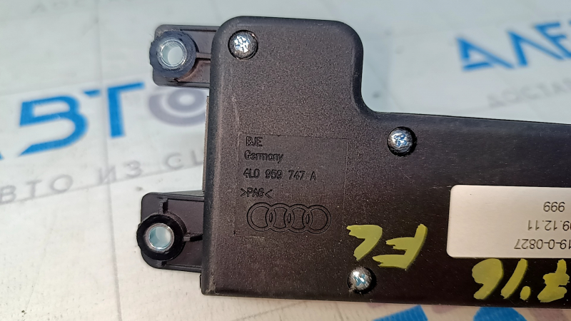 Управление водительским сидением Audi Q7 4L 10-15 черное с хром, с кнопками