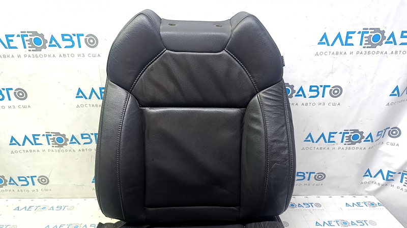 Обшивка водительского сиденья Acura MDX 16-20 кожа черная