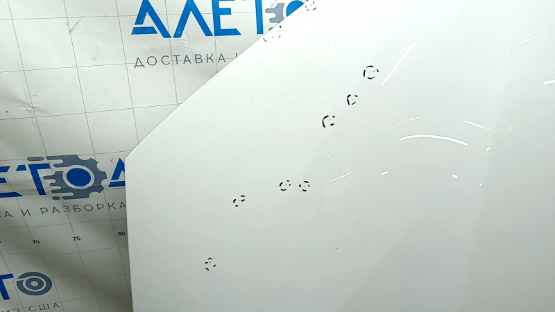 Капот голый BMW X3 G01 X4 G02 18-24 алюминий, белый 300, сколы