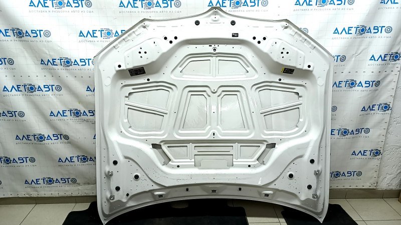 Капот голый BMW X3 G01 X4 G02 18-24 алюминий, белый 300, сколы